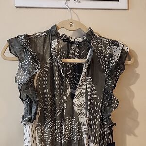 Georgeous Black Tape boho style brand maxi dress NWT